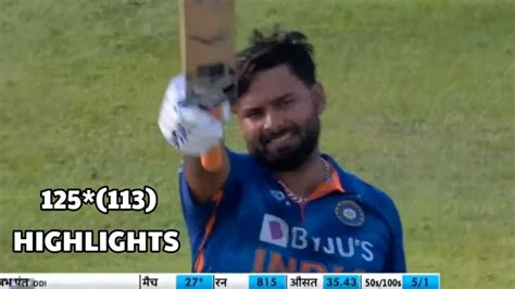 rishabh pant innings highlights